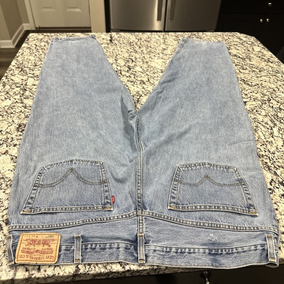 Vintage Levi's Jeans Men 44x34 Blue Denim 560 Loose Comfort Fit Straight Leg - Picture 5 of 11